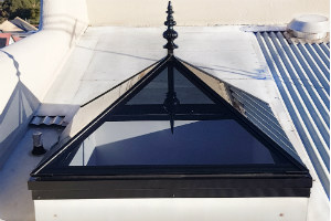 Custom Glass Pyramid Skylight