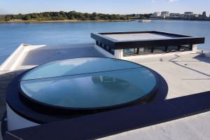 3800mm Circular Glass Skylight with Mullion in Gladesville NSW