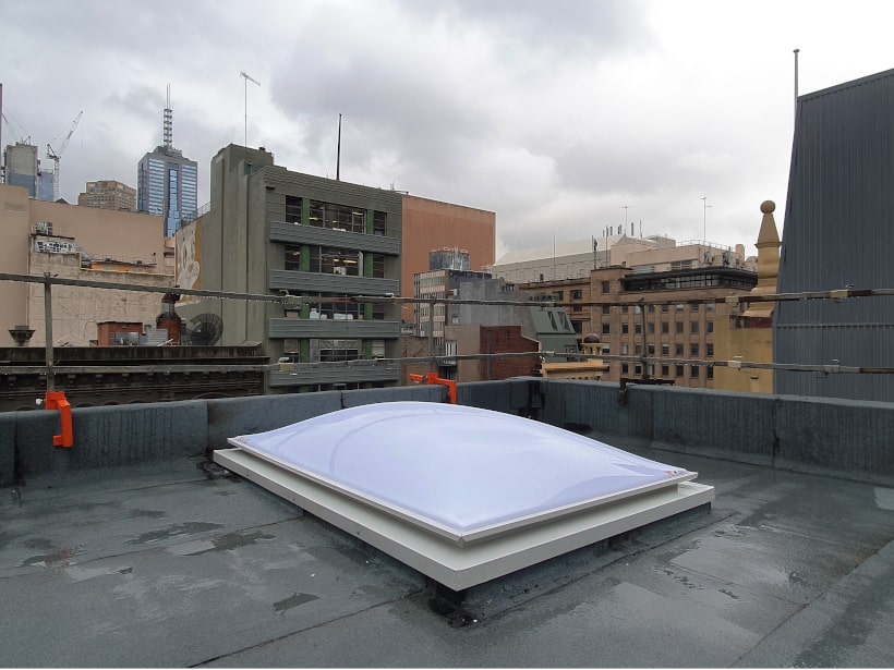 large traditional skylight