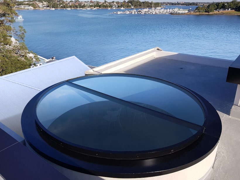 Circular Glass Skylight Mullion 3