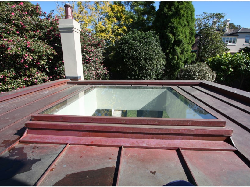 Copper Skylight Exterior