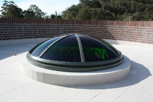 circular skylight segmented