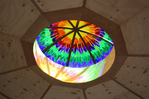 circular skylight segmented