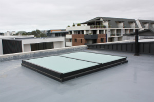 glass skylight mullion